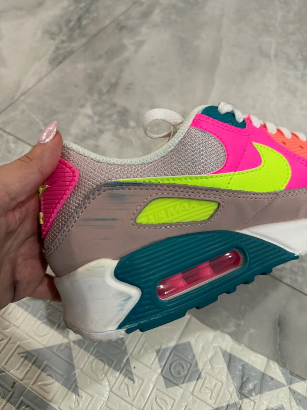 Nike Air Max 90 Sneakers Size 8.5 - Picture 2 of 6